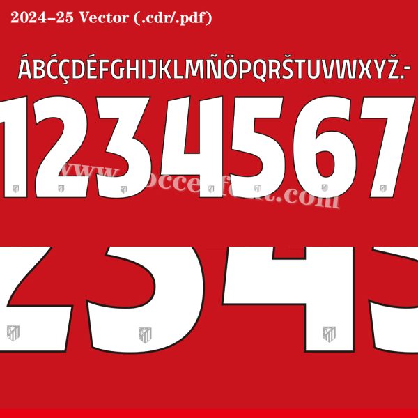 Atlético Madrid font