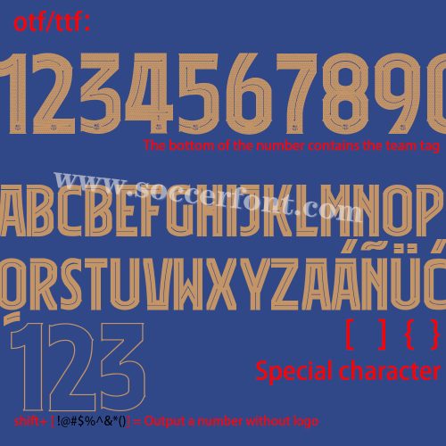 Barcelona UCL Font