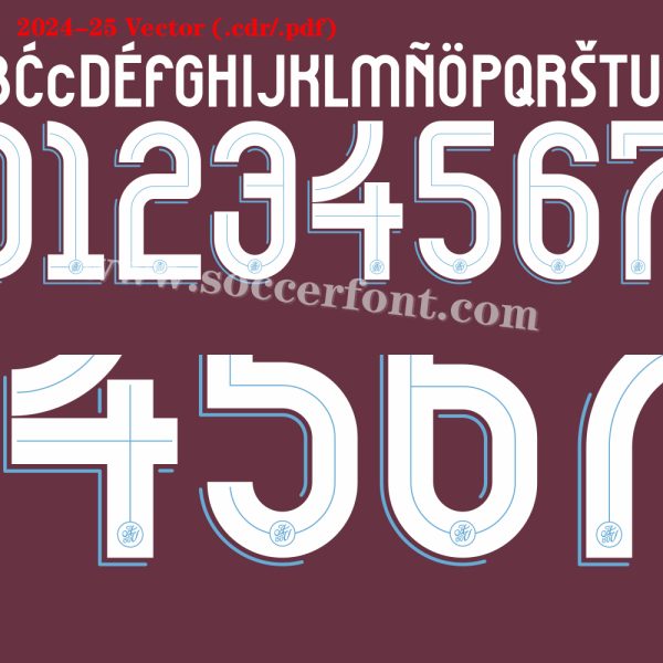 Aston Villa UCL Font