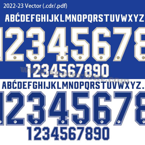 Dinamo Zagreb font