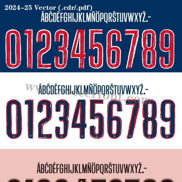 PSG UCL font